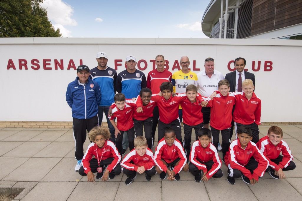 Arsenal FC Welcome PUMA TCC Elite to Colney, UK 12/9/14
